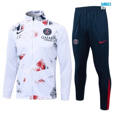 Chaqueta Chandal Paris PSG 2024/25 Blanco