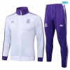 Chaqueta Chandal Real Madrid 2025/26 Blanco/Violeta