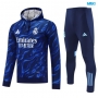 Chaqueta Chandal Con Capucha Real Madrid 2025/26 Azul marino