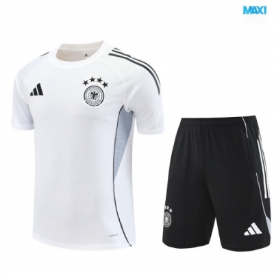 Camiseta futbol Alemania Niño + Pantalón Corto 2025/26 Blanco/negro