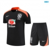 Camiseta futbol Brasil + Pantalón Corto 2025/26 negro/Naranja