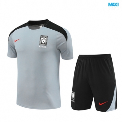 Camiseta futbol Corea + Pantalón Corto 2024/25 Gris