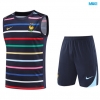 Camiseta futbol Entrenamiento Sin Mangas Francia + Pantalón Corto 2024/25 azul