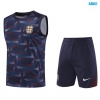 Camiseta futbol Entrenamiento Sin Mangas Inglaterra + Pantalón Corto 2024/25 Azul marino