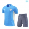 Camiseta futbol Manchester City + Pantalón Corto 2024/25 Azul