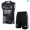 Camiseta futbol Entrenamiento Sin Mangas Real Madrid + Pantalón Corto 2024/25 negro