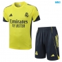 Camiseta futbol Real Madrid + Pantalón Corto 2025/26 amarillo/Azul marino