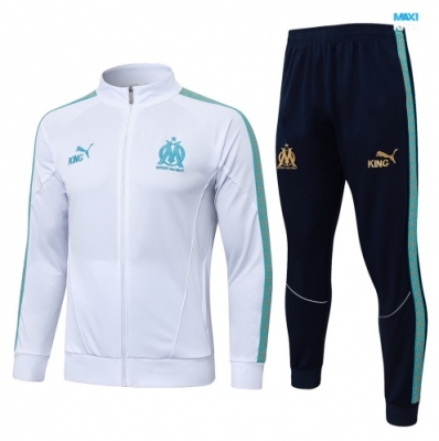 maxikits Chaqueta Chándal fútbol Marsella 2026/27 Blanco k120