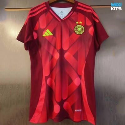 Camiseta futbol Alemania Mujer Rojo 2025/26