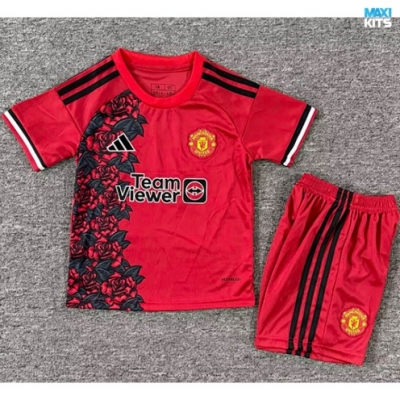 Camiseta futbol Manchester United Niño Training rojo 2025/26