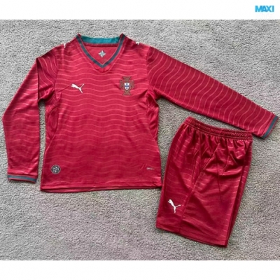 Camiseta futbol Portugal Niño Primera Manga Larga 2026/27