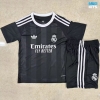 Camiseta futbol Real Madrid Niño Portero Negro 2025/26