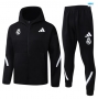 maxikits Chaqueta Chándal fútbol Con Capucha Real Madrid 2026/27 Negro k163