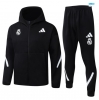 maxikits Chaqueta Chándal fútbol Con Capucha Real Madrid 2026/27 Negro k163
