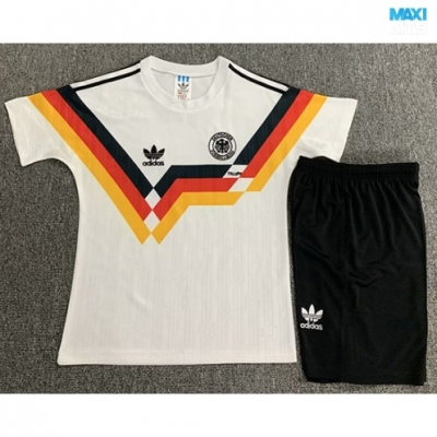 Camiseta futbol Retro Alemania Niño Primera 1990