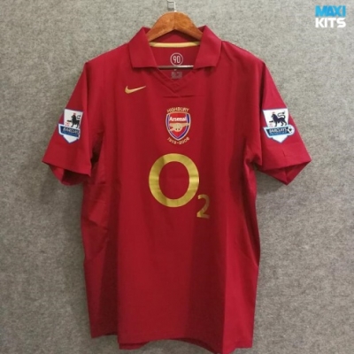 Camiseta futbol Retro Arsenal Primera 2005-06