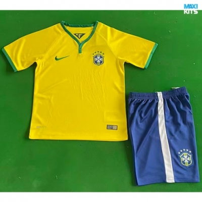 Camiseta futbol Retro Brasil Niño Primera 2014