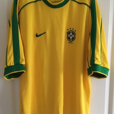 Camiseta futbol Retro Coupe du Monde Bresil Primera 1998