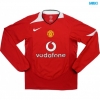 Camiseta futbol Retro Manchester United Primera Manga Larga 2005-06