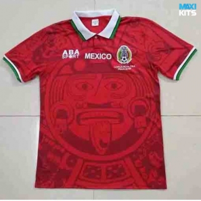 Camiseta futbol Retro México Rojo 1998