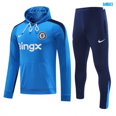 Chaqueta Chandal Con Capucha Chelsea 2024/25 azul cielo