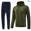 Chaqueta Chandal Con Capucha Napoli 2024/25 verde