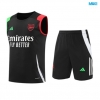Camiseta futbol Entrenamiento Sin Mangas Arsenal + Pantalón Corto 2024/25 negro