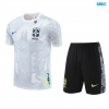 Camiseta futbol Brasil + Pantalón Corto 2025/26 Blanco/negro