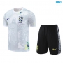 Camiseta futbol Brasil + Pantalón Corto 2025/26 Blanco/negro