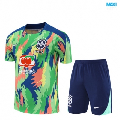 Camiseta futbol Brasil + Pantalón Corto 2025/26 verde