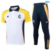 Camiseta futbol Polo Real Madrid 2024/25 Blanco