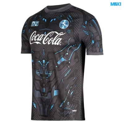 Camiseta futbol Napoli Negro 2025/26