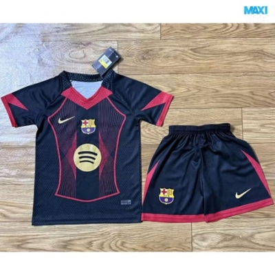 Camiseta futbol Barcelona Niño Negro 2025/26