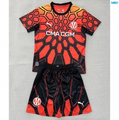 Maxikits Hacer Camisetas futbol Marsella Niño Portero Naranja 2026/27 por mayor