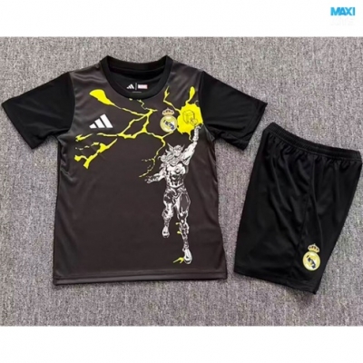 Camiseta futbol Real Madrid Niño collaboration negro 2025/26