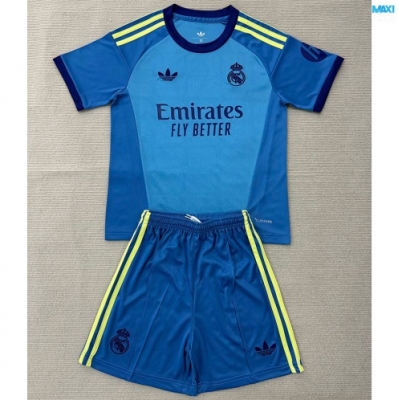 Maxikits Ofertas Camiseta futbol Real Madrid Niño Portero Azul 2026/27 por mayor
