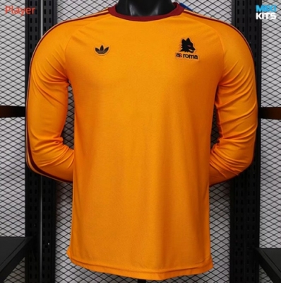 Camiseta de fútbol Versión Player AS Roma Retro Manga Larga 2026/27