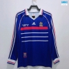 Camiseta futbol Retro Francia Primera Manga Larga 1998