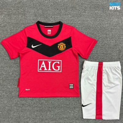 Camiseta futbol Retro Manchester United Niño Primera 2010