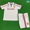 Camiseta futbol Retro Manchester United Niño Blanco 1998-99