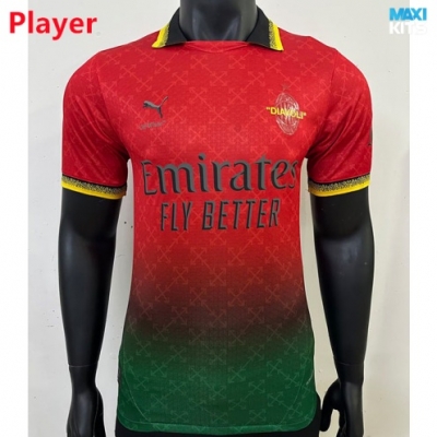 Camiseta futbol Versión Player AC Milan co-branded Rojo 2024/25