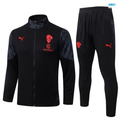 maxikits Chaqueta Chándal fútbol AC Milan Niño 2026/27 Negro k190