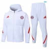 maxikits Chaqueta Chándal fútbol Con Capucha Bayern Munich 2026/27 Blanco k53