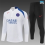 Chandal PSG 2025/26 Blanco/negro/Azul