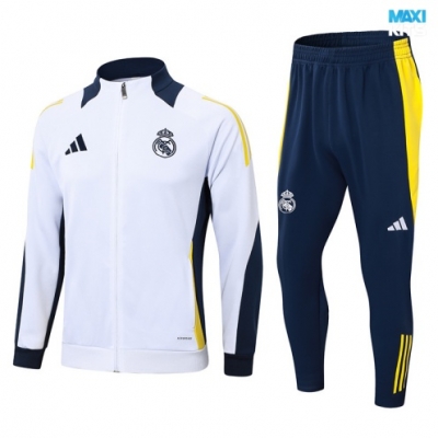 Chaqueta Chandal Real Madrid 2024/25 Blanco
