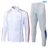 Chaqueta Chandal Bayern Munich Niño 2025/26 Blanco/Gris/rojo/Azul