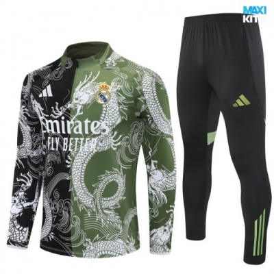 Chandal Real Madrid Niño 2025/26 negro/verde