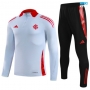 Chandal SC Internacional Niño 2025/26 Gris/negro/rojo