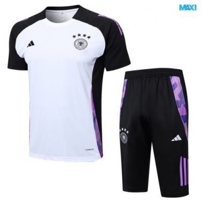 Camiseta futbol Alemania + Pantalón Corto 2024/25 Blanco