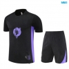 Camiseta futbol Barcelona Niño + Pantalón Corto 2025/26 negro/Violeta